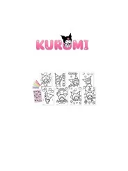 Kuromi Couloring Set