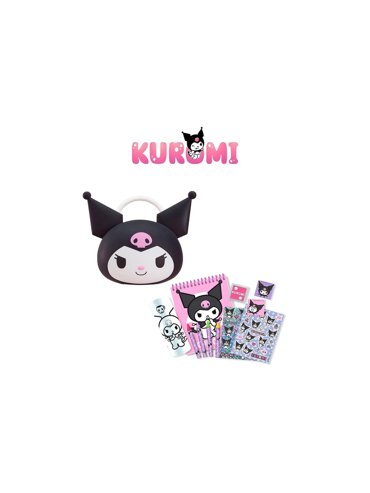 Kuromi 3D Stationary Set