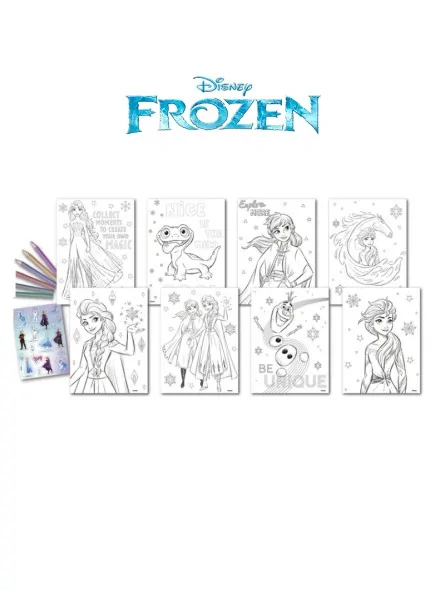 Frozen Colouring Set Ast 2