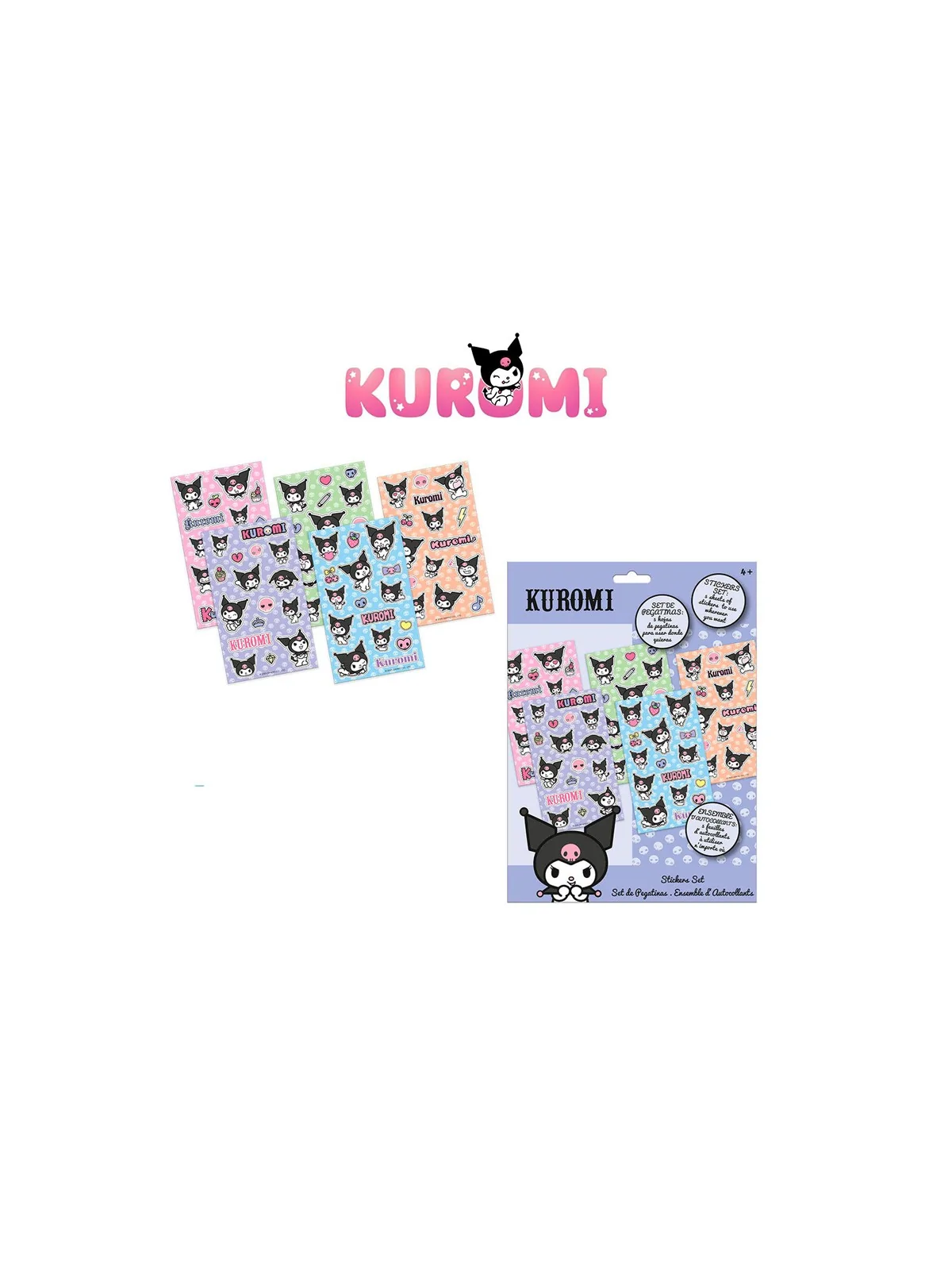 Kuromi Stickers Set