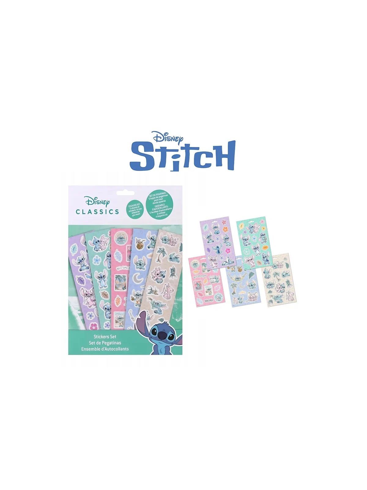 Disney Stitch Stickers Set