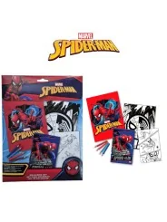 Spiderman Colouring Set