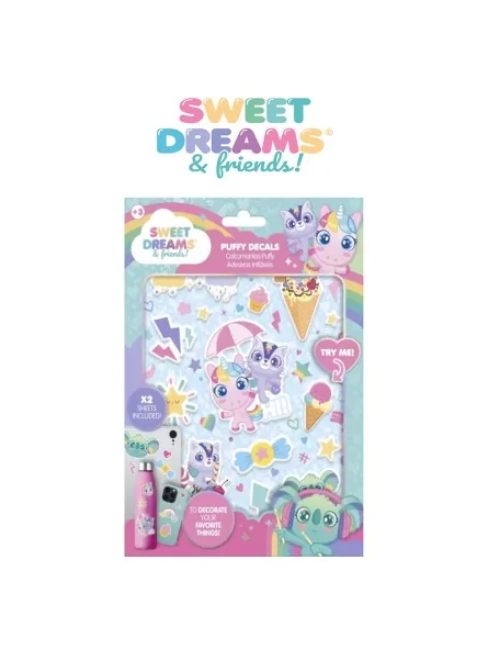 Sweet Dreams Puffy Stickers Set