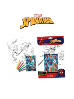 Spiderman Colouring Set