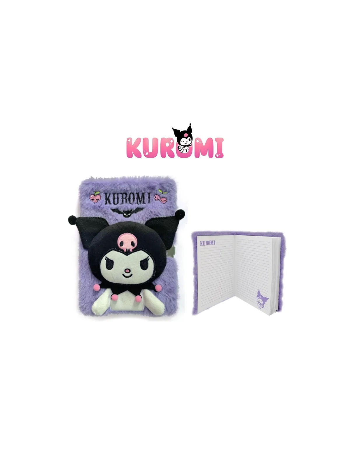 Kuromi Peluche Notebook 3D