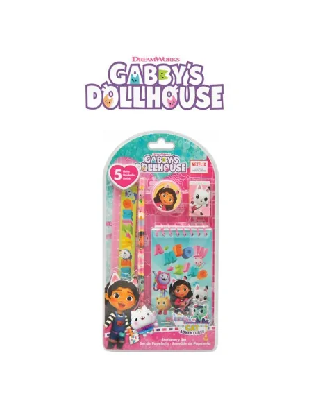 Gabbys Dollhouse Stationary Set 5 pcs