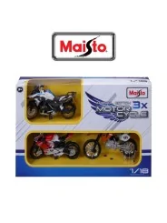 Maisto Gift 3 Pack Moto Scala 1/18