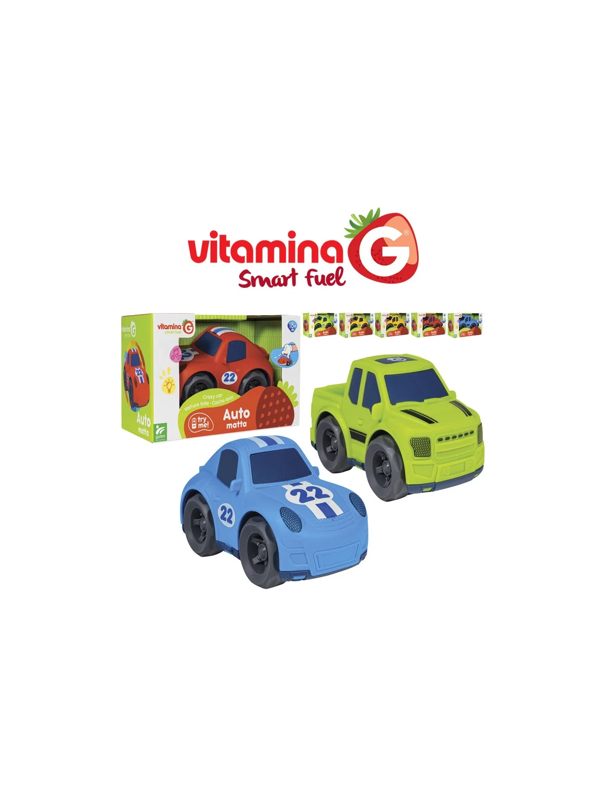 Vitamina G Auto Matta con Luci e Suoni
