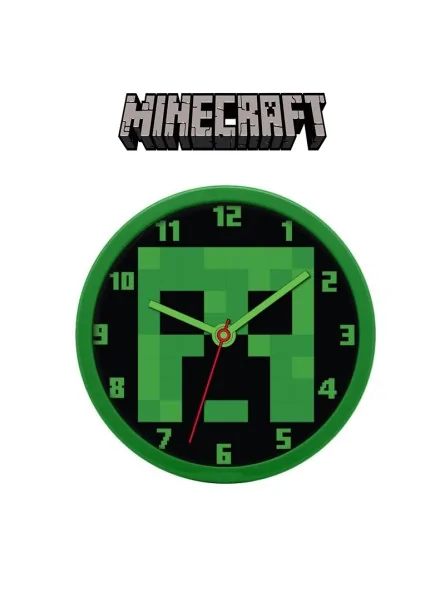 Minecraft Orologio da Parete