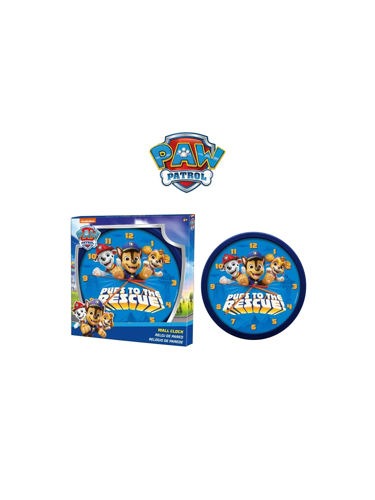 Paw Patrol Orologio da Parete