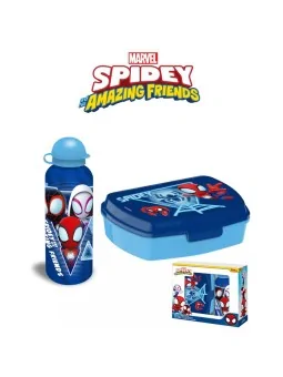 Spidey Lunch Box con Borraccia in Alluminio 500 ML