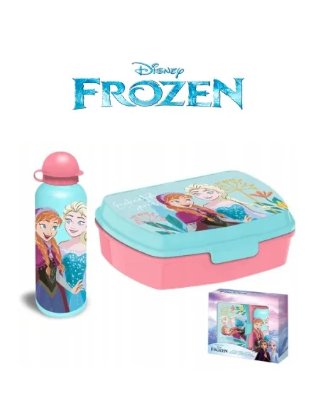 Frozen Lunch Box con Borraccia in Alluminio 500 ML