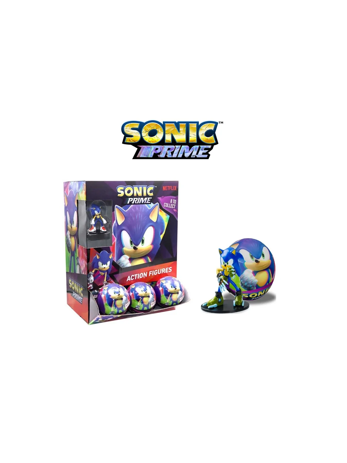 Sonic Action Figure Articolati in Capsula