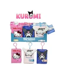 Kuromi Mini Notebook in Peluche Con Clip