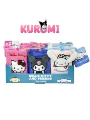 Kuromi Mini Notebook in Peluche Con Clip