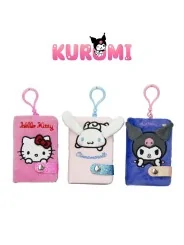 Kuromi Mini Notebook in Peluche Con Clip