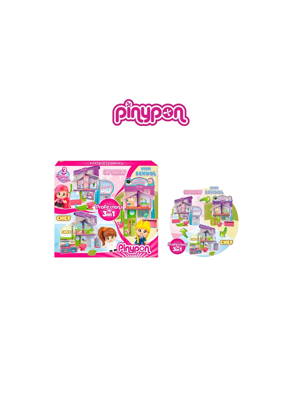 Pinypon Professioni 3 in 1