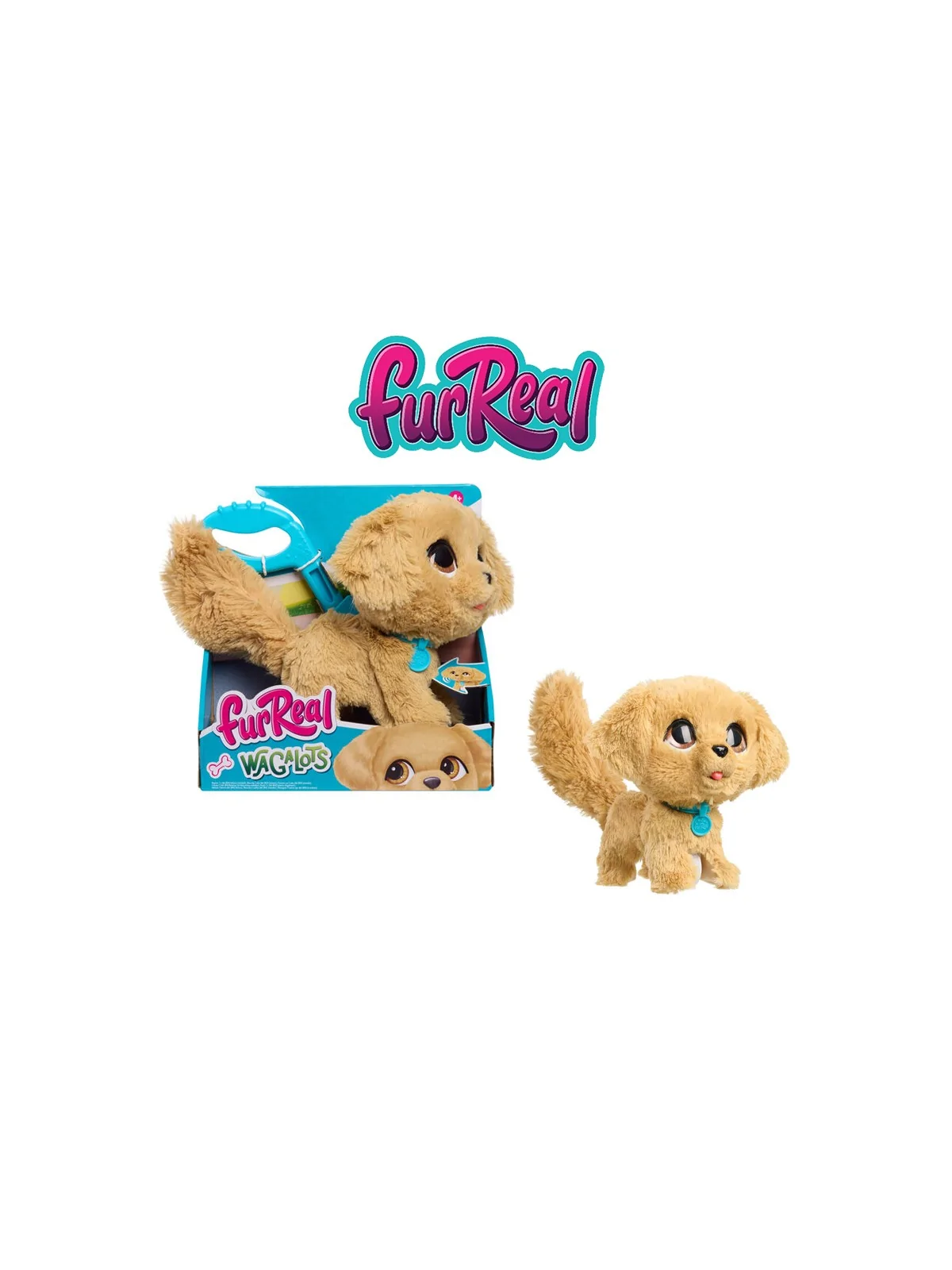 Fur Real Wagalots Golden Retriver Interactive 20 cm
