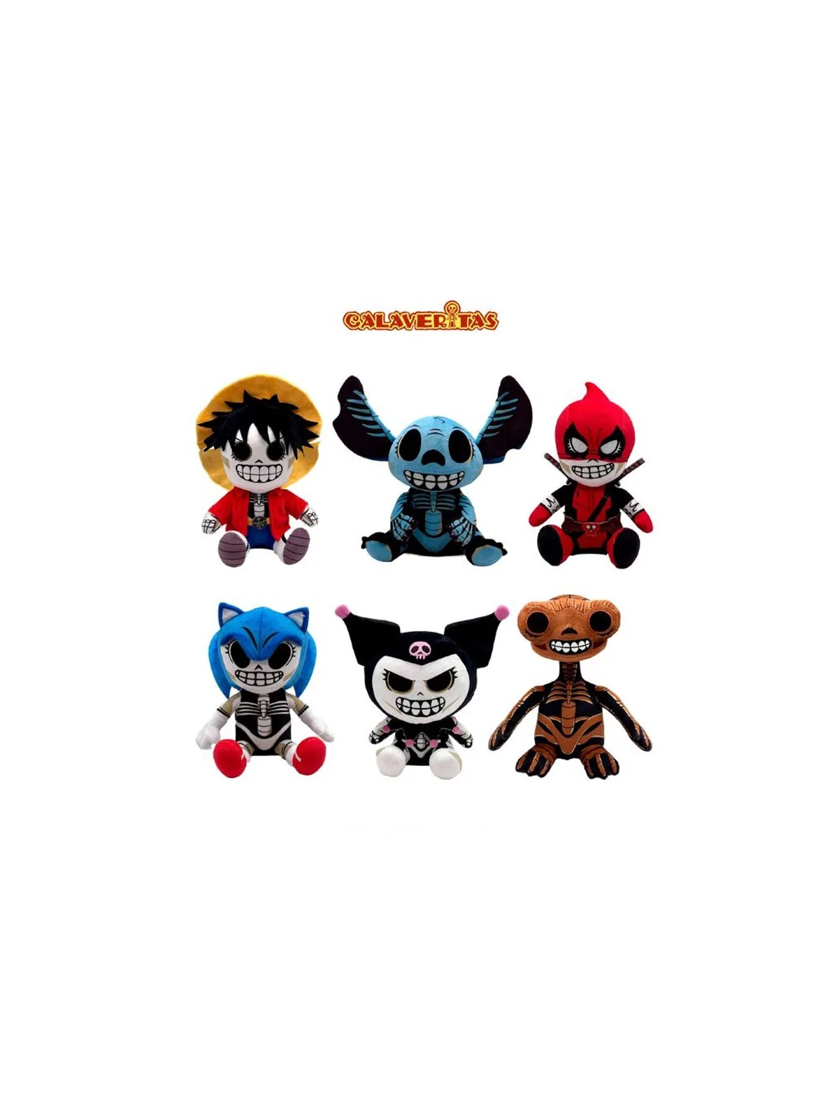 Peluche Calaveritas Serie 2 25 cm
