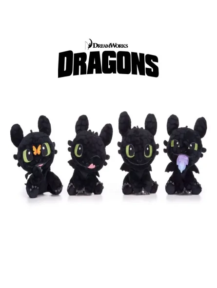 Peluche Dragon Trainer 4 Ast 18 CM Peluche Dragon Trainer 4 Ast 18 CM