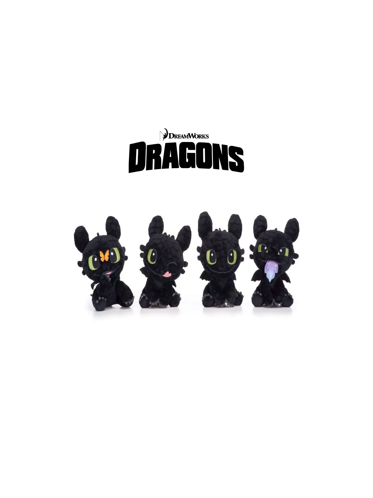 Peluche Dragon Trainer 4 Ast 18 CM