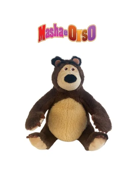Peluche Masha e Orso Seduto 18 CM Peluche Masha e Orso Seduto 18 CM