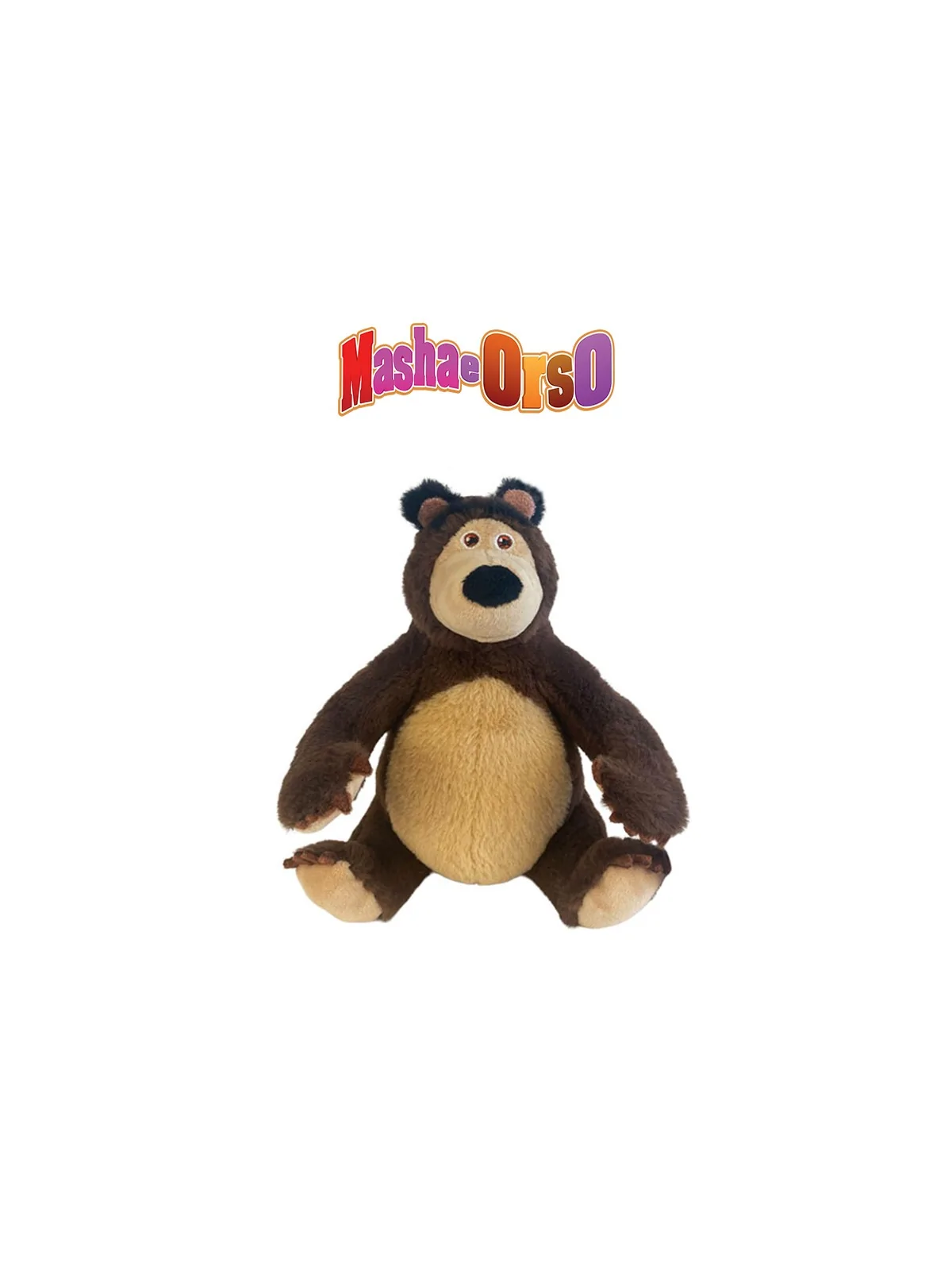 Peluche Masha e Orso Seduto 18 CM