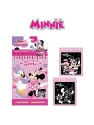 Minnie Stationary Set Scratch e Coloring Book