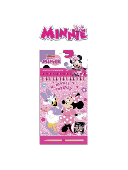 Minnie Stationary Set Scratch e Coloring Book Minnie Stationary Set Scratch e Coloring Book