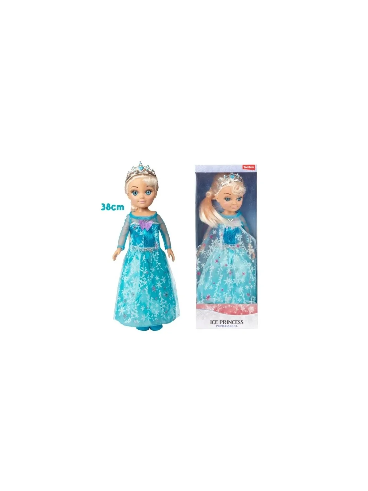 Princess Friends con Vestito Blu 38 CM