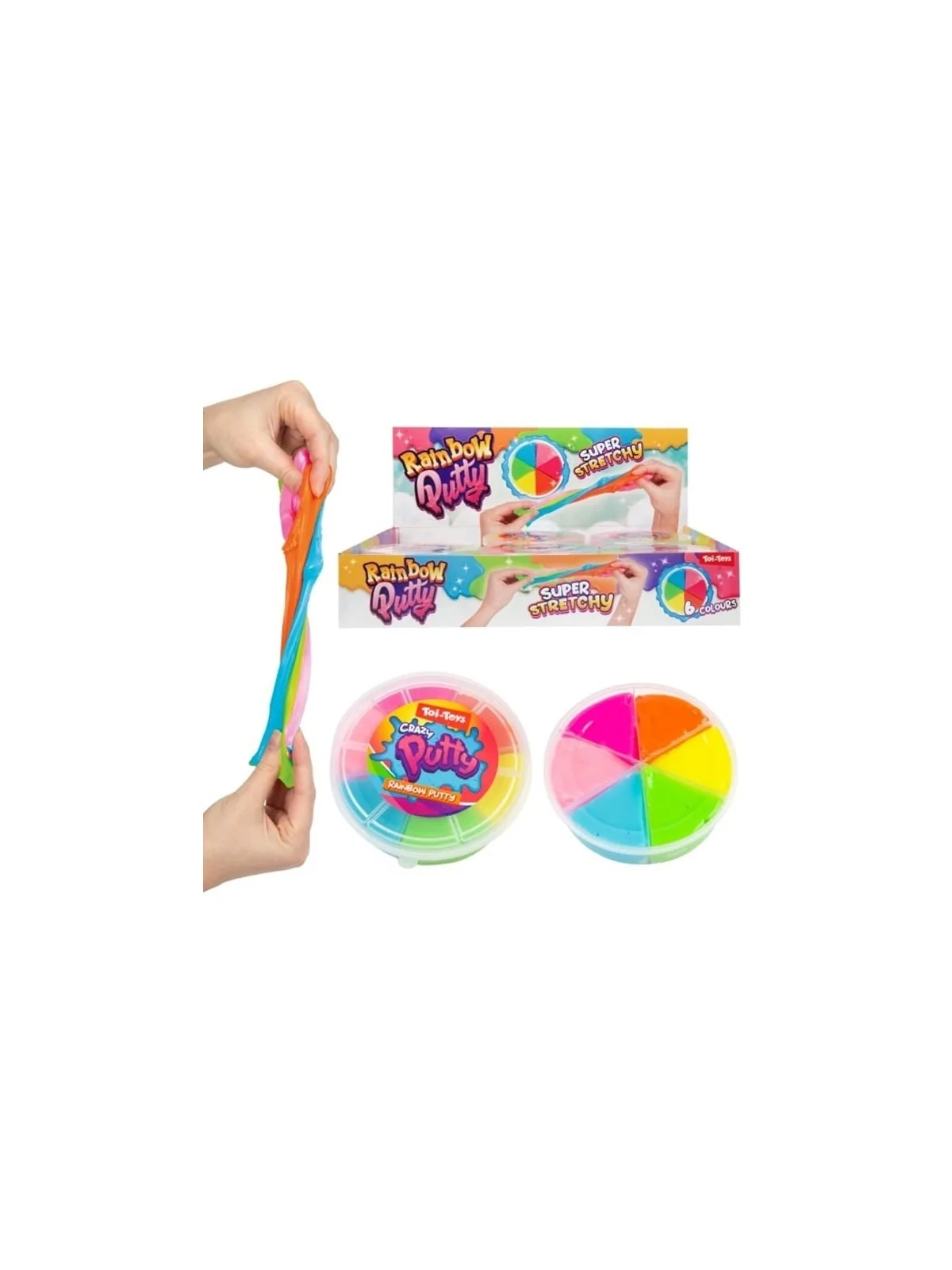 Rainbow Putty Super Stretchy