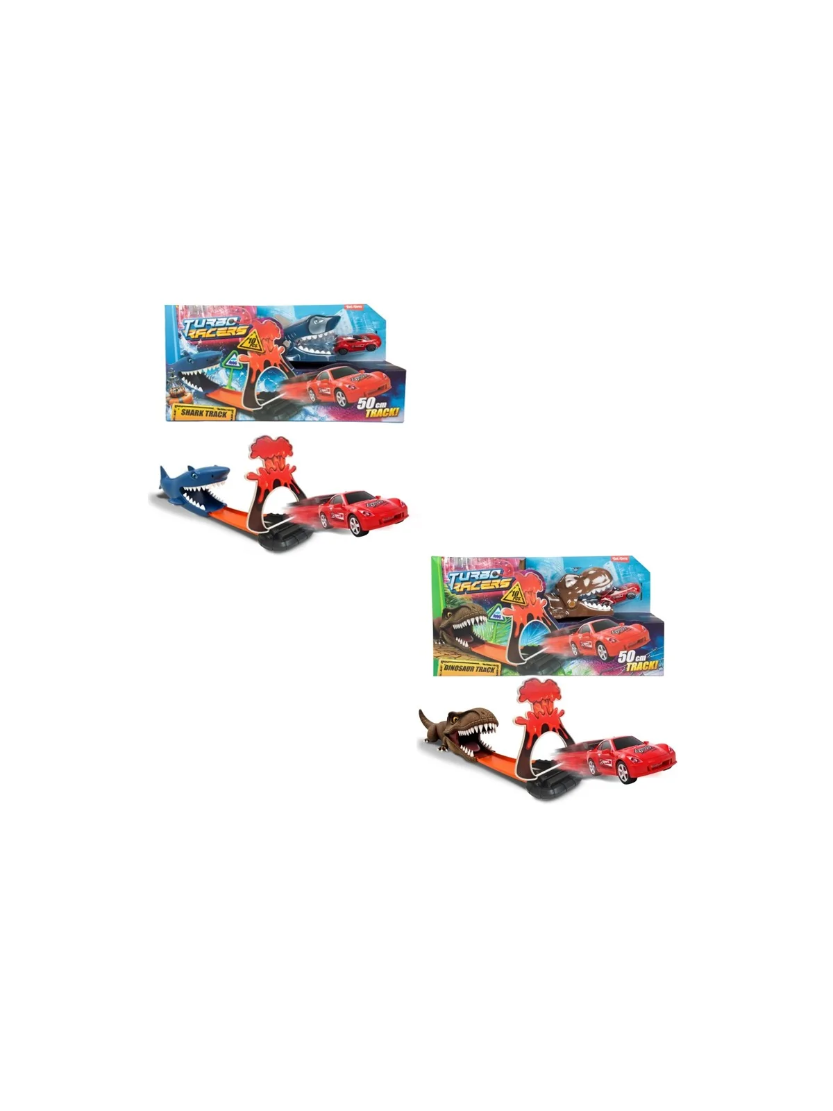 Turbo Racers Shark Track con Auto 2 Ast