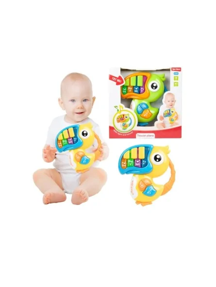 Toucan Piano Con Luci e Suoni 2 Ast Toucan Piano Con Luci e Suoni 2 Ast