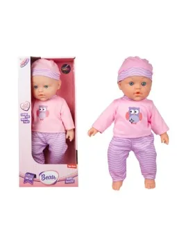Baby Beau Doll Rosa Soft Touch con Suoni 40 cm