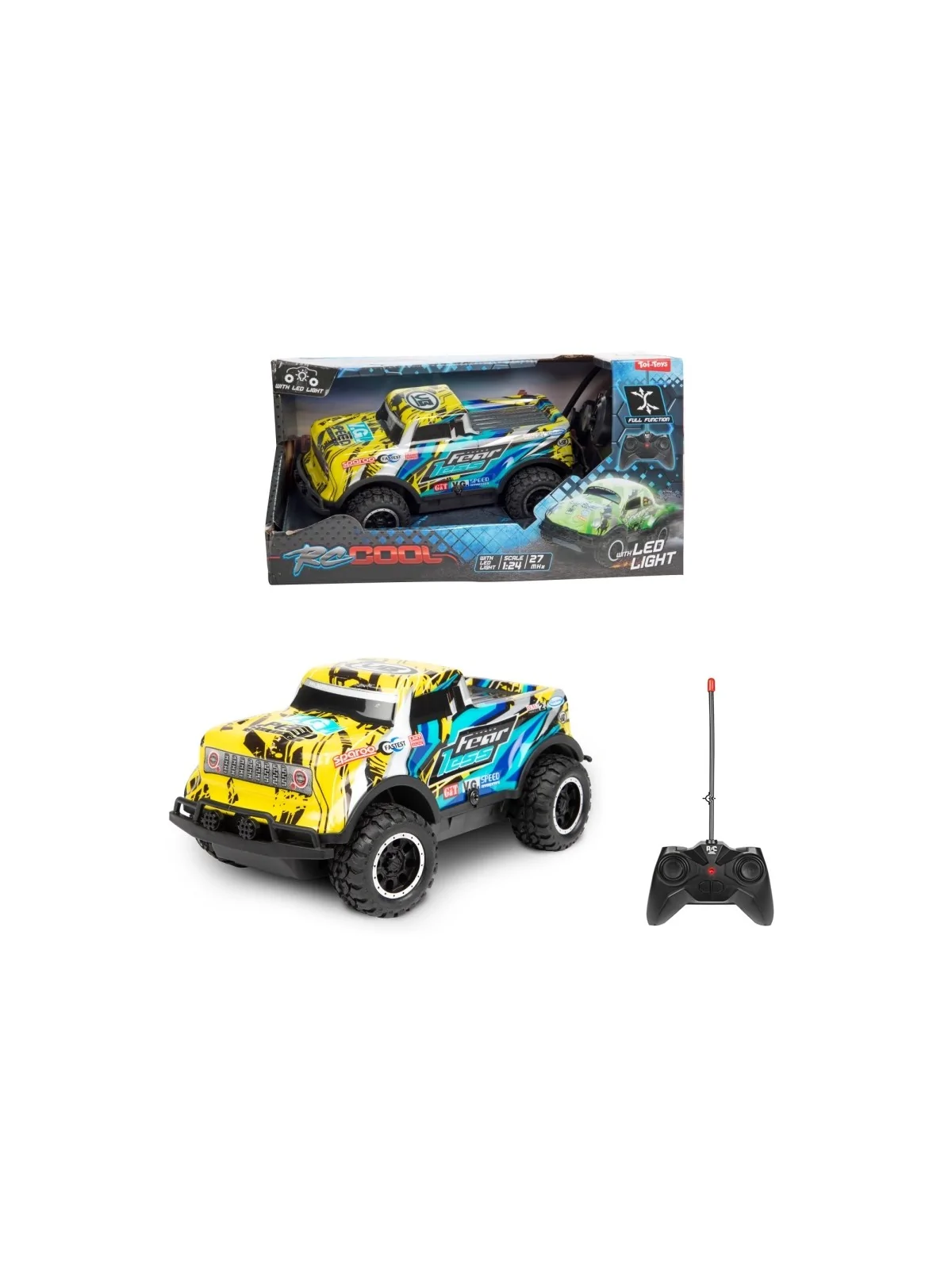 RC Cool Auto Cross Country Gialla Scala 1/24