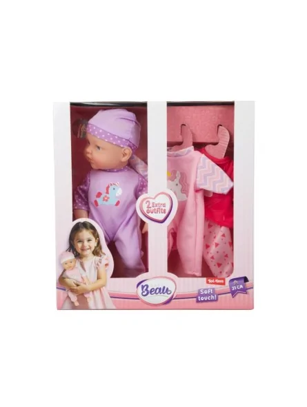 Beau Soft Baby Pop con Vestiti 31 cm Beau Soft Baby Pop con Vestiti 31 cm