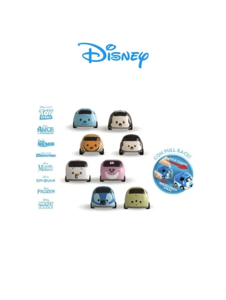 Disney Mini Cutes Pull Back Veicoli