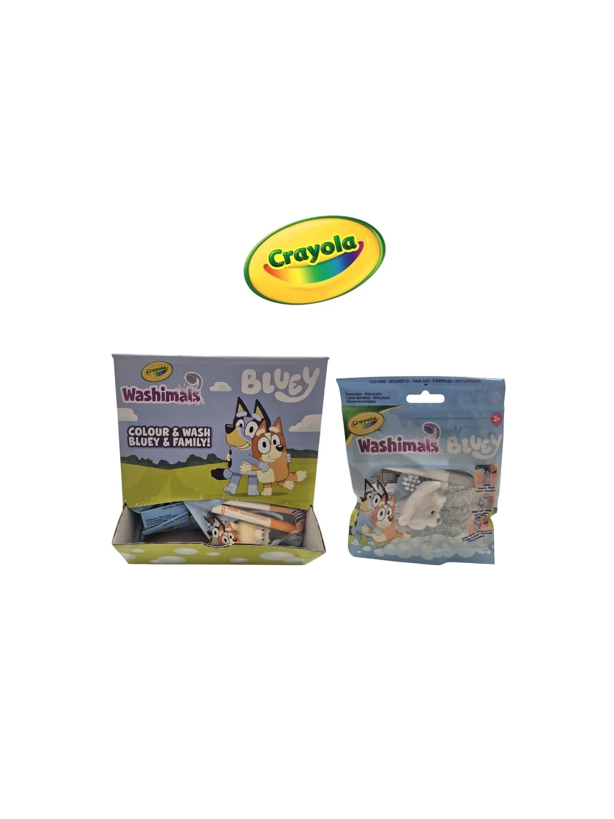 Crayola Bluey Whashimals Flowpack