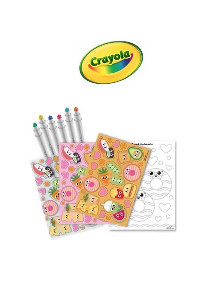 Crayola Foodie Friends Stickers Activity Folder