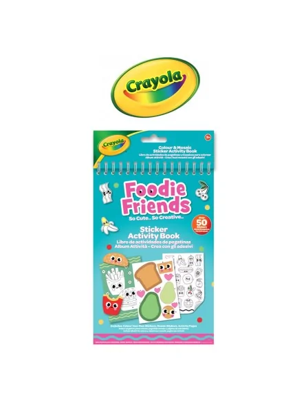 Crayola Foodie Friends Sticker Activity Book Crayola Foodie Friends Sticker Activity Book