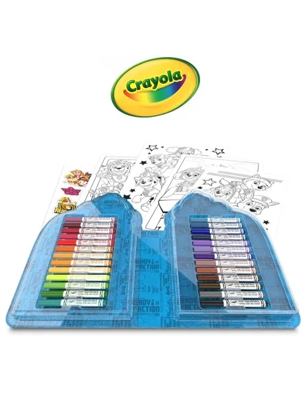 Crayola Paw Patrol Valigetta Colour e Stickers Kit