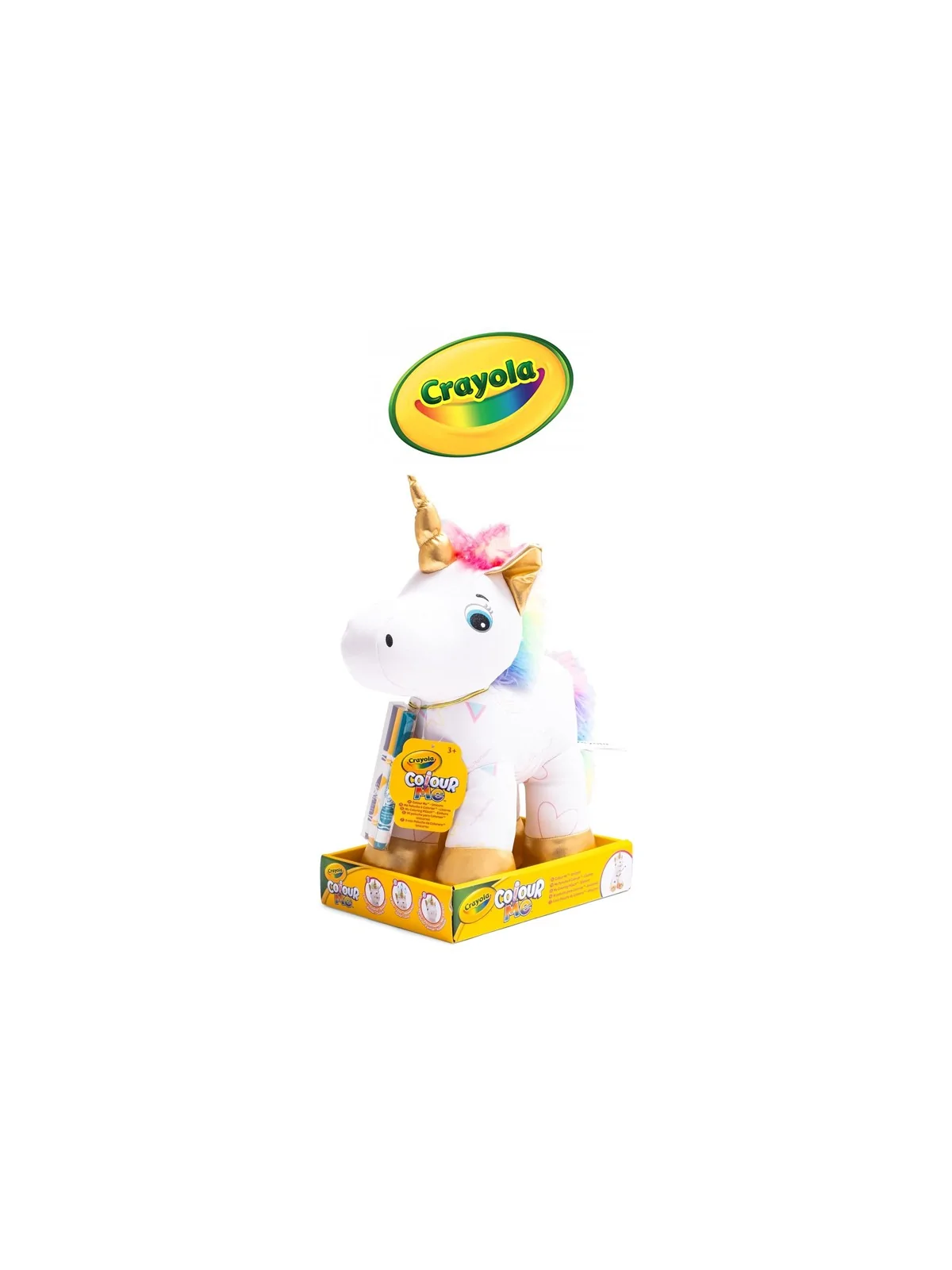 Crayola Colora il Tuo Peluche Unicorno 30 cm