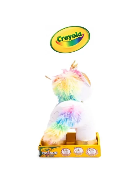 Crayola Colora il Tuo Peluche Unicorno 30 cm Crayola Colora il Tuo Peluche Unicorno 30 cm