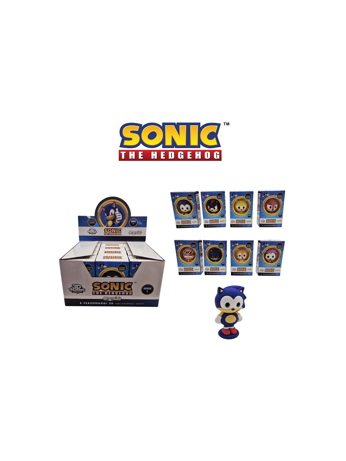 Sonic The Hedgehog 3D Figure Serie 1