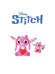 Peluche Disney Stitch Angel con Cuore 25 cm