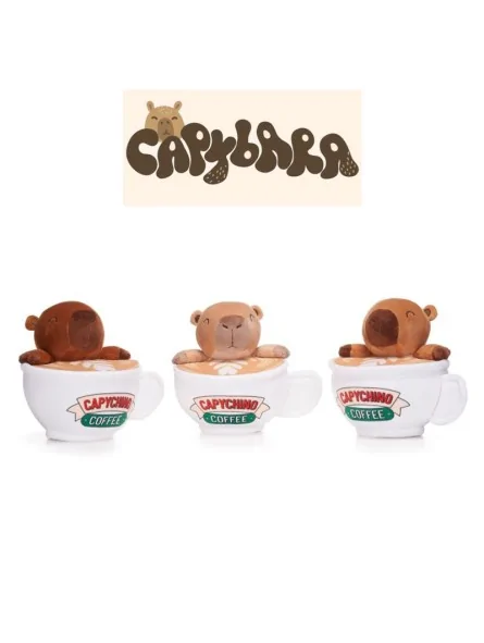 Peluche Capibara in Tazza 18 cm
