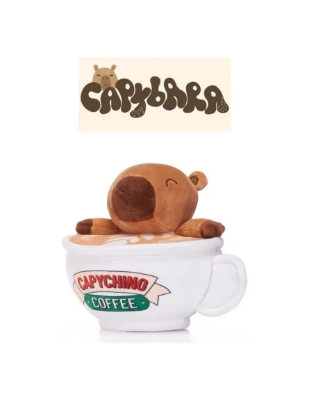 Peluche Capibara in Tazza 18 cm