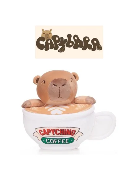 Peluche Capibara in Tazza 18 cm