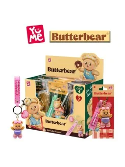 YuMe Butterbear Keychain & Strap Everyday