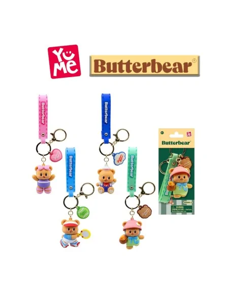 YuMe Butterbear Keychain & Strap Everyday